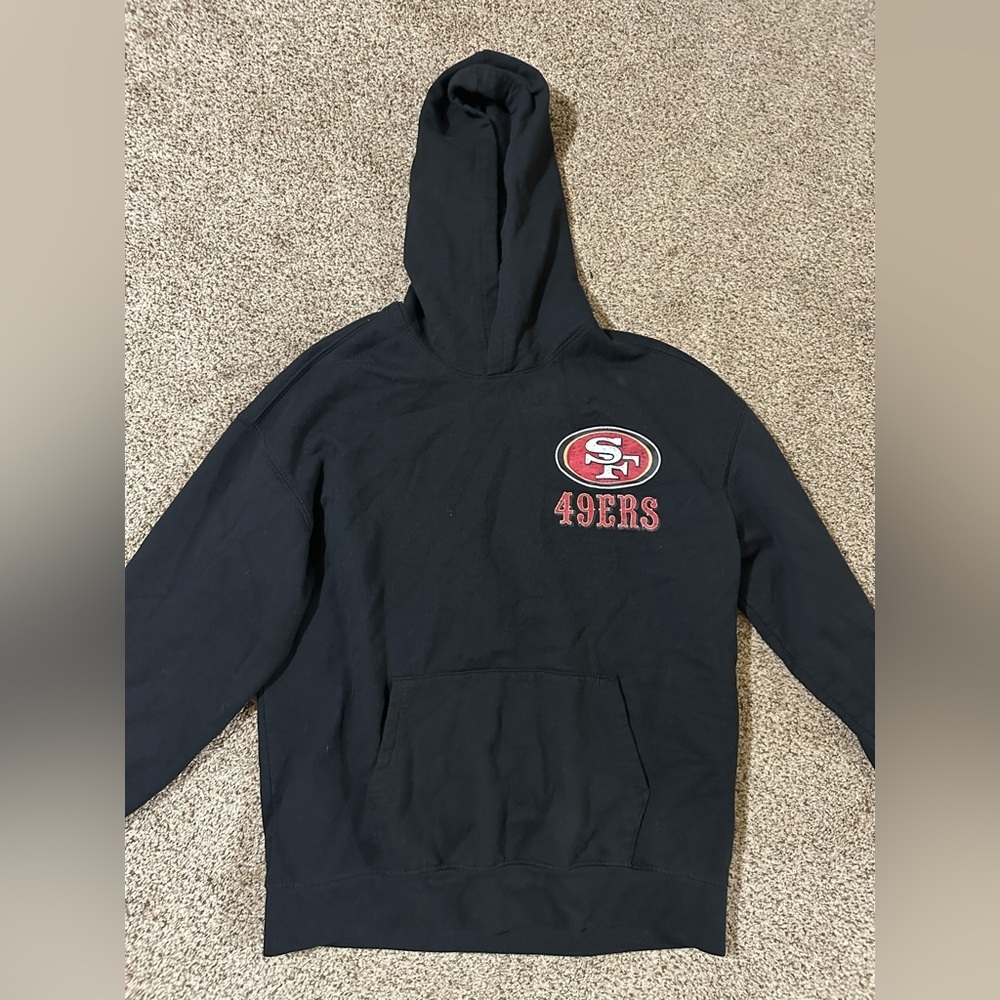 Kids Black 49ers Hoodie - Picture 4 of 7